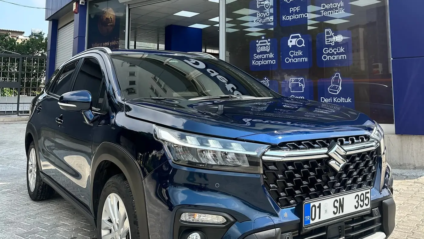 Guardlab PPF uygulanmış araç — ön görünüm